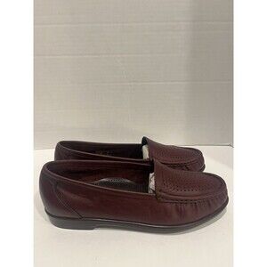 SAS Women's SAVVY Slip-On‎ Loafer Tripad Wine Soft Leather Shoes US 8 EU 38